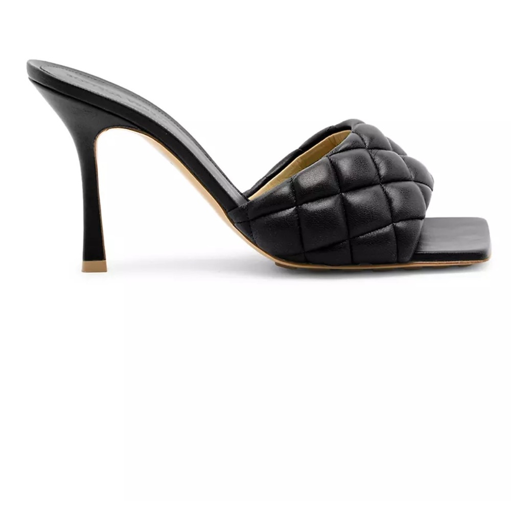 Bottega Veneta Quilted Leather Mules Size 41